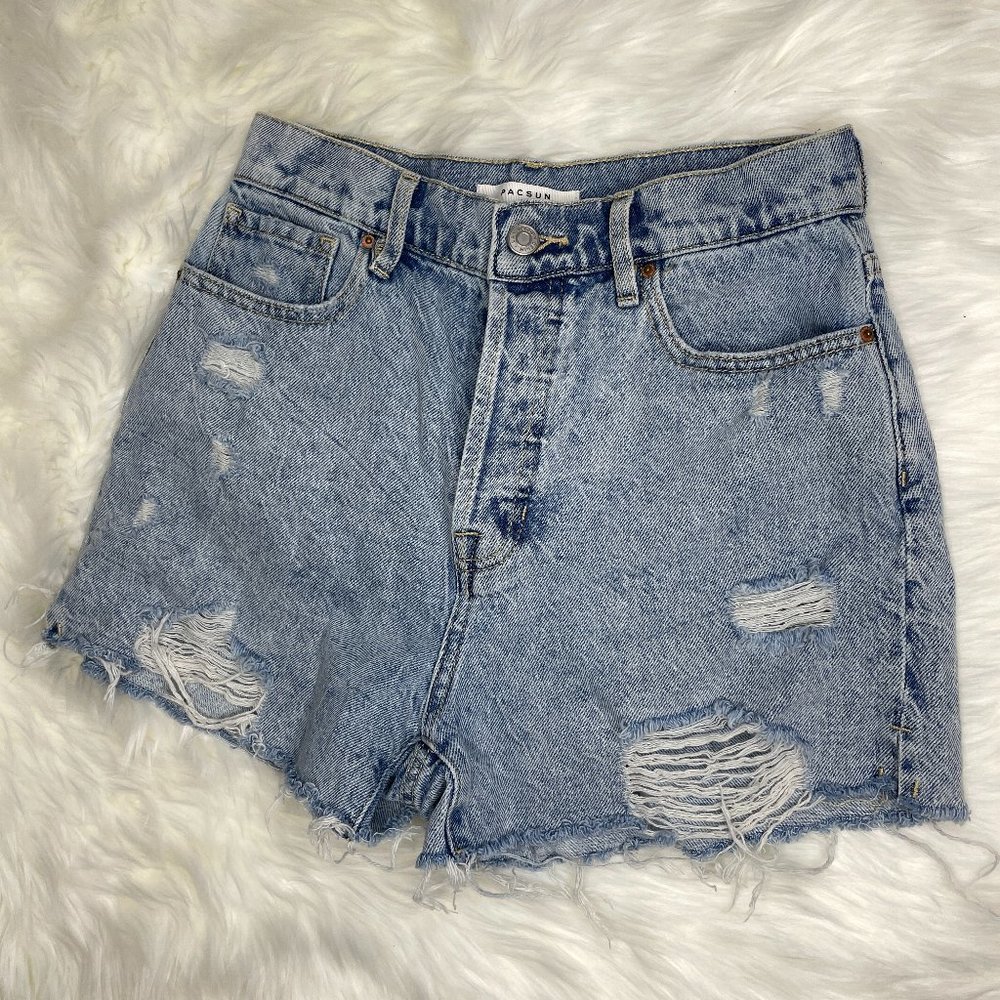 Pacsun Distressed Mom Shorts